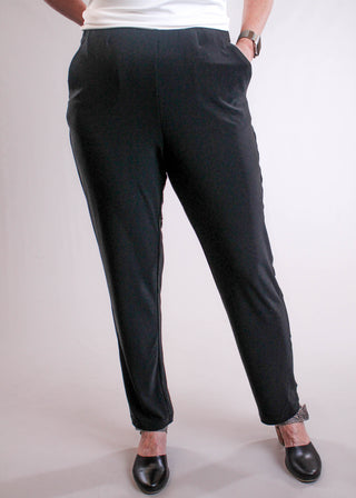 Sympli Flounce Pencil Pant front view - Fashion Crossroads Inc.