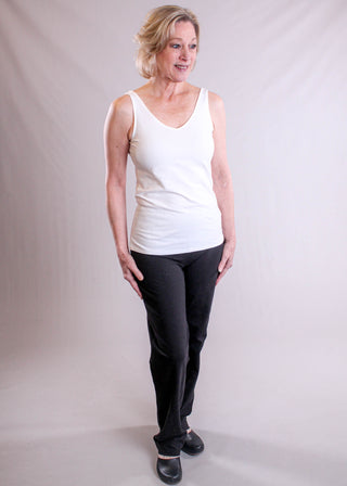 Teez Her Classic Pant 31" Inseam model view - Fashion Crossroads Inc
