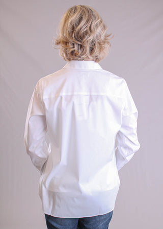 Foxcroft Kylie Long Sleeve Stretch Blouse