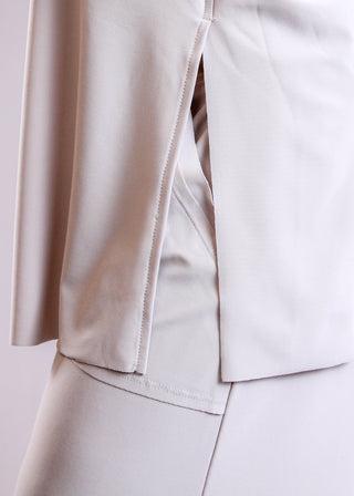 Sympli Splice Pocket Top Cashew Detail - Fashion Crossroads Inc.