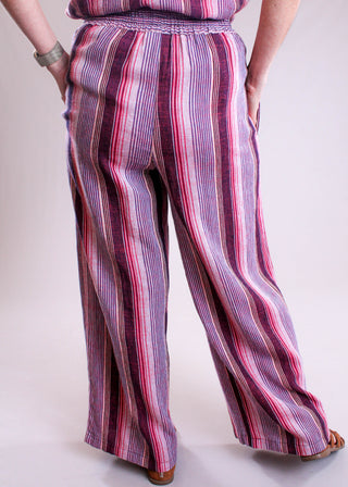 Tribal Sportswear Pull On Crop Pant with Drawcord back view - Fashion Crossroads Inc.
