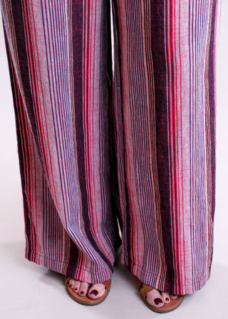 Tribal Sportswear Pull On Crop Pant with Drawcord pant leg view - Fashion Crossroads Inc.