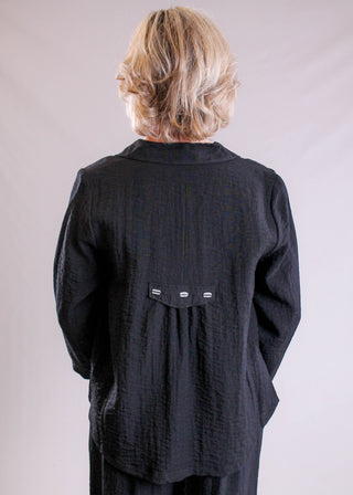 Habitat Express Travel Jacket with Back Pleat back view - Fashion Crossroads Inc.