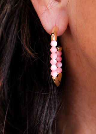 Kendra Scott Sylvia Bracelet in Pink Chalcedony