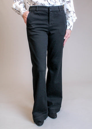 Liverpool Flare Leg Trouser Front View - Fashion Crossroads Inc