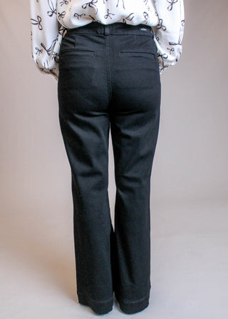 Liverpool Flare Leg Trouser Back View - Fashion Crossroads Inc
