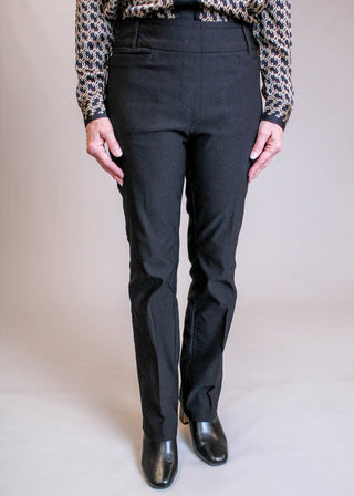 Tribal Sportswear Petite Flatten It Pull On Pant Front View - Fashion Crossroads Inc