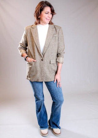 She + Sky Tweed Blazer