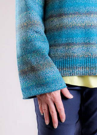 Tribal Sportswear Combed Cotton Long Sleeve V Neck Sweater