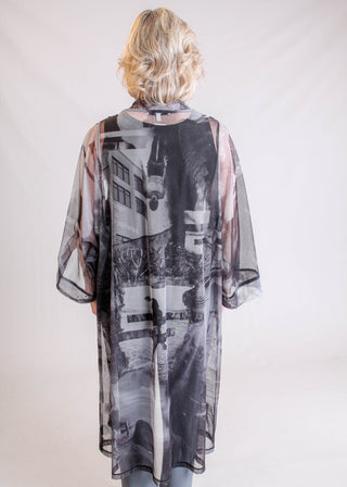 Sympli Barely Print Kimono