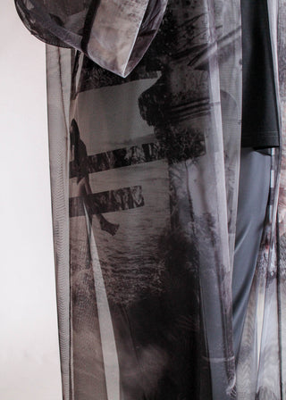 Sympli Barely Print Kimono