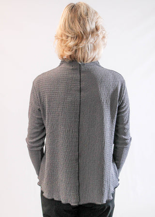 Sympli Pop Contrast Collage Top with Long Sleeves