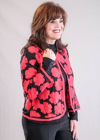 Parsley and Sage Maribell Jacket side view - Fashion Crossroads Inc.