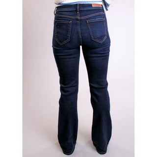 Cello Midrise Flare Jean back view - Fashion Crossroads inc.