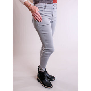 Cello Mid Rise Crop Skinny Jeans side view - Fashion Crossroads Inc