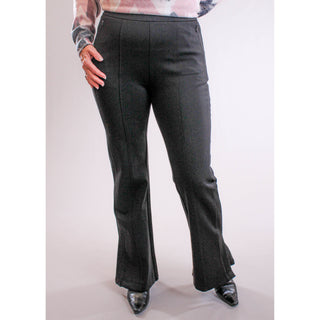 Charlie B Dress Pant with Flared Leg front view - Fashion Crossroads Inc.