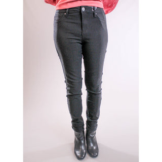 YMI Midrise Hyperstretch Skinny Pant front view - Fashion Crossroads Inc