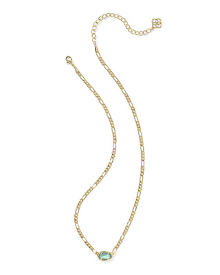 Kendra Scott Elisa Figaro Necklace in Aqua Illusion