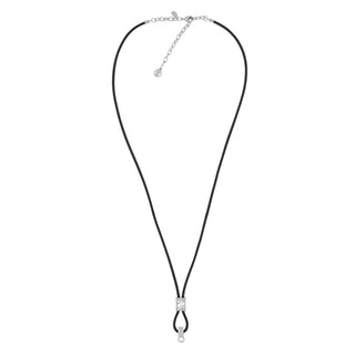Myka Joy Single Strand Leather Necklace with Cosmic Crystal Enhancer