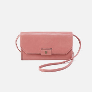 Hobo Romy Crossbody Wallet In Rose - Fashion Crossroads Inc