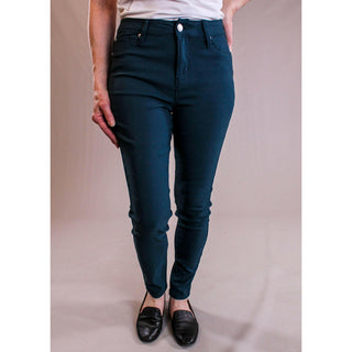 YMI Midrise Hyperstretch Skinny Pant Front View - Fashion Crossroads Inc