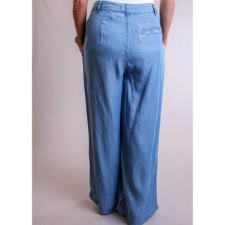 Molly Bracken Wide Leg Lyocell Pant - Fashion Crossroads Inc