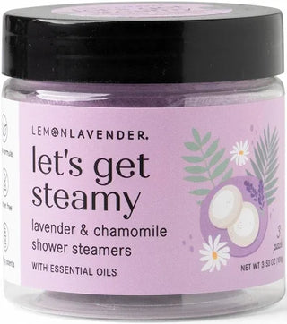 Lemon Lavender Shower Bomb with Lavender and Chamomile