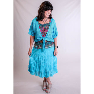 Silverstream Mid Length Prairie Skirt - Fashion Crossroads Inc