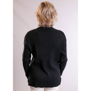 Soya Concept Turtleneck Sweater with Long Sleeves - Fashion Crossroads Inc