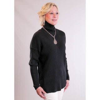 Soya Concept Turtleneck Sweater with Long Sleeves - Fashion Crossroads Inc
