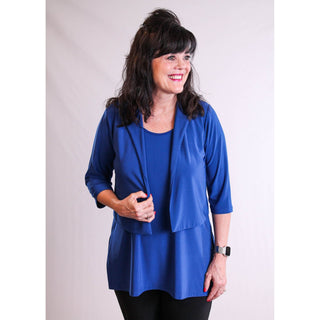 Sympli Classic Bolero Cardigan - Fashion Crossroads Inc