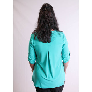 Sympli Convoy Henley with Elbow Sleeves - Fashion Crossroads Inc