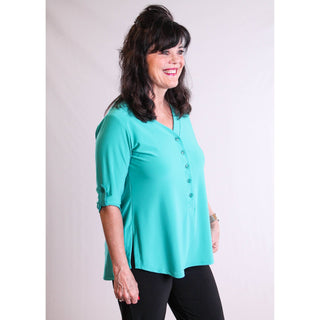 Sympli Convoy Henley with Elbow Sleeves - Fashion Crossroads Inc