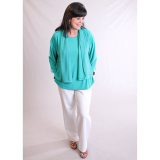 Sympli Ponte Expedition Trouser - model view - Fashion Crossroads Inc