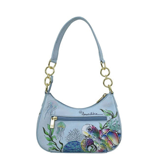 Anuschka Underwater Beauty Hobo Handbag - Fashion Crossroads Inc