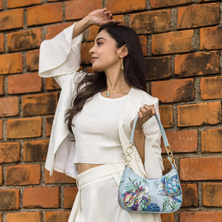 Anuschka Underwater Beauty Hobo Handbag - Fashion Crossroads Inc