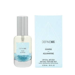 Define Me Kahana-Aquamarine Crystal Infused Natural Perfume Mist - Fashion Crossroads Inc