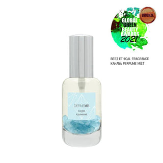 Define Me Kahana-Aquamarine Crystal Infused Natural Perfume Mist - Fashion Crossroads Inc