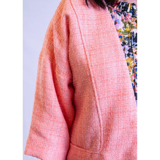 Democracy 3/4 Sleeve Crop Bolero Jacket - Fashion Crossroads Inc