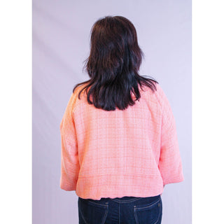 Democracy 3/4 Sleeve Crop Bolero Jacket - Fashion Crossroads Inc