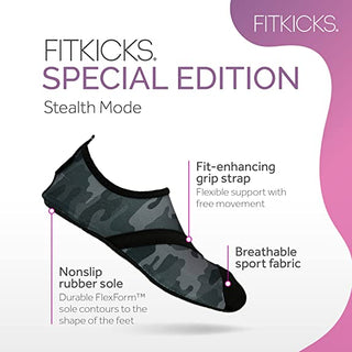 Fitkicks Live Well Active Lifestyle Footwear in Stealth - Fashion Crossroads Inc