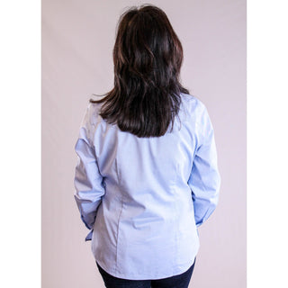 Foxcroft Dianna Long Sleeve Button Down Blouse - Fashion Crossroads Inc