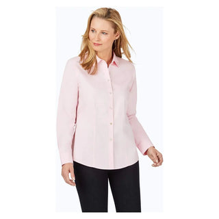 Foxcroft Dianna Long Sleeve Button Down Blouse - Fashion Crossroads Inc