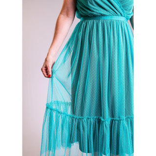 Gigio Tulle Dress With Adjustable Straps - Fashion Crossroads Inc