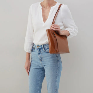 HOBO Haven Handbag In Truffle - Fashion Crossroads Inc