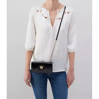 HOBO Mila Wallet Crossbody in Black - Fashion Crossroads Inc