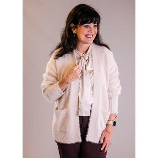 Jodifl Sweater Cardigan front view - Fashion Crossroads Inc