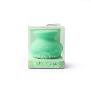 Lemon Lavender Silicone Brush Body Scrubber - Fashion Crossroads Inc