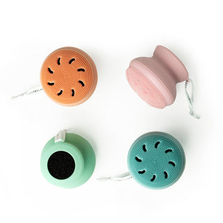 Lemon Lavender Silicone Brush Body Scrubber - Fashion Crossroads Inc