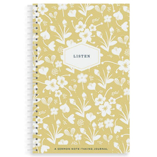 Muscadine Press Listen Sermon Note Taking Journal - Fashion Crossroads Inc